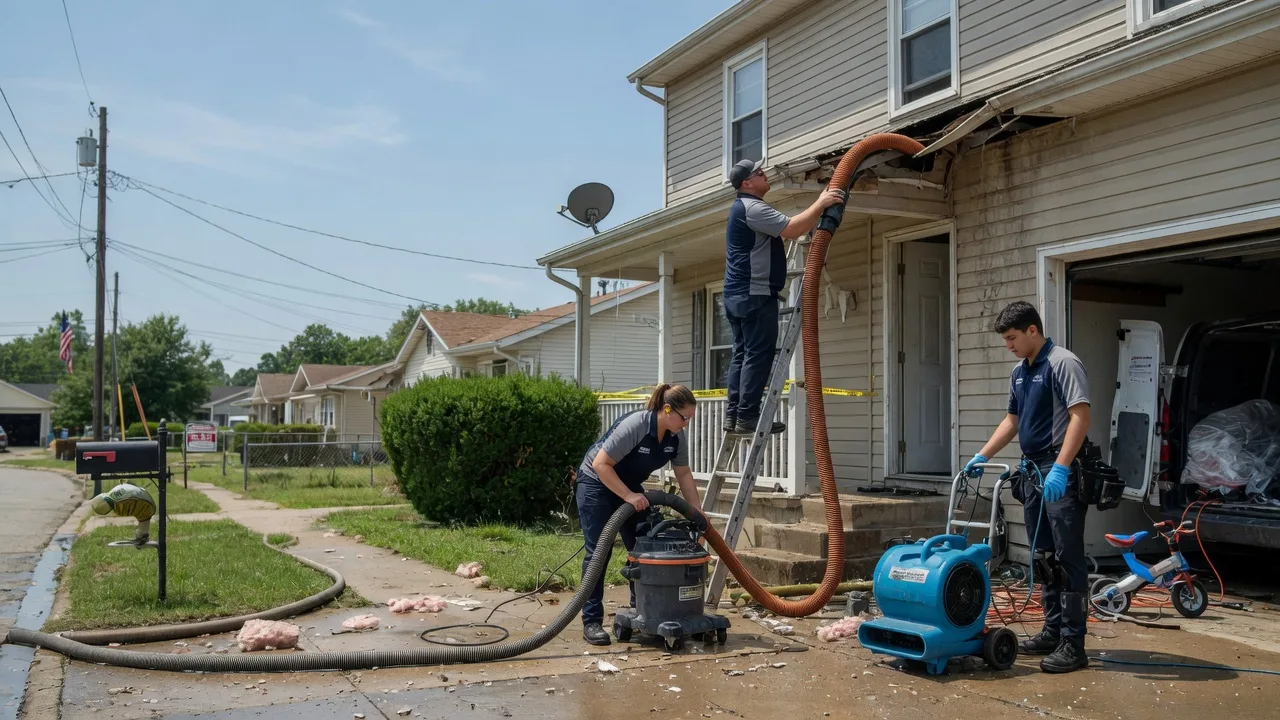 Water Damage Restoration in De Soto, KS near me